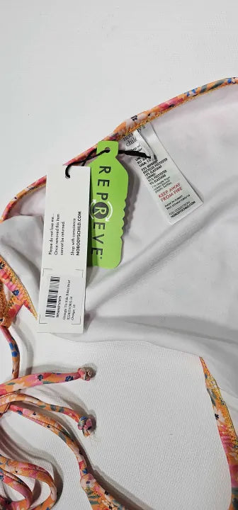 Nobody's Child - Pink Georgia Tie Side Bikini Brief - Orange Size: Uk16