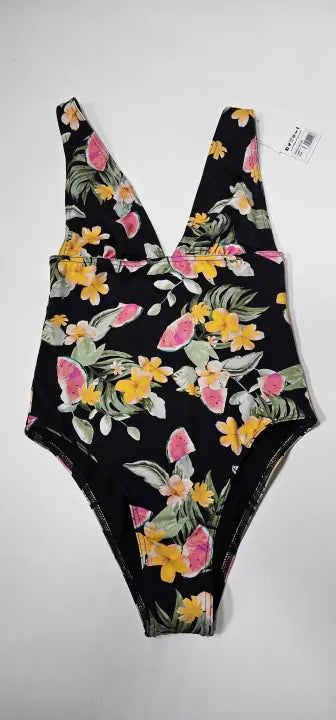 Banana Moon - Black & Multi Odalis Wailani 1 Piece Swimsuit - Multiborn On Size: S