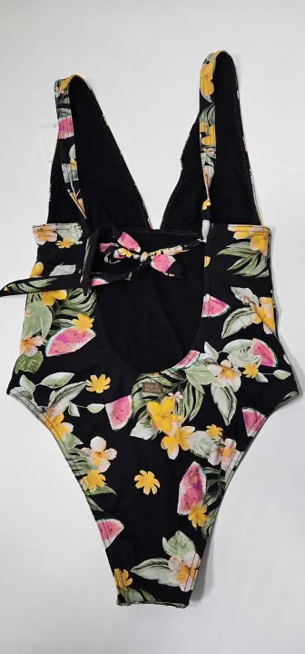 Banana Moon - Black & Multi Odalis Wailani 1 Piece Swimsuit - Multiborn On Size: S