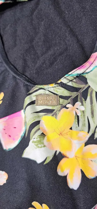 Banana Moon - Black & Multi Odalis Wailani 1 Piece Swimsuit - Multiborn On Size: S