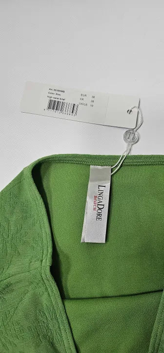 Lingadore-6516hwb 59-6-Green-green Hoge Slip-green Size: Uk10