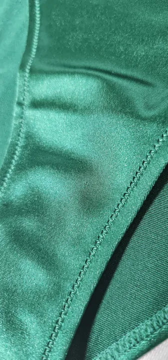 & Other Stories - Emerald Iridescent Bikini Bottoms - Green Size: Eu38