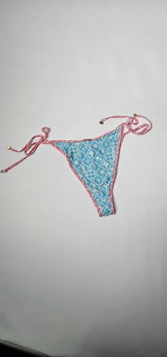 Tigerlily - Blue Ephie High Piper Bottom - Multi Size: Xl