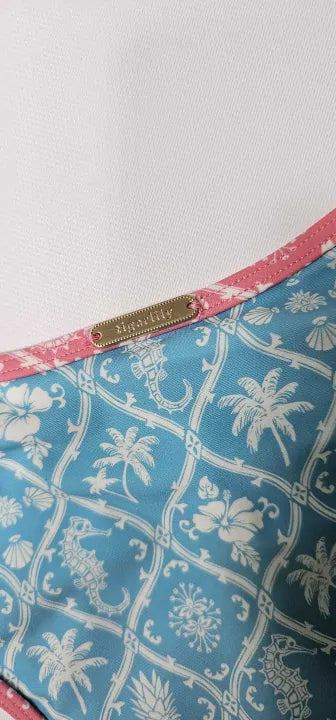 Tigerlily - Blue Ephie High Piper Bottom - Multi Size: Xl