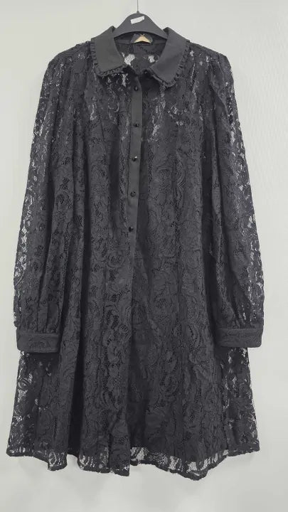 Phase Eight - Black Maisy Lace Dress - Black Size: Uk 14