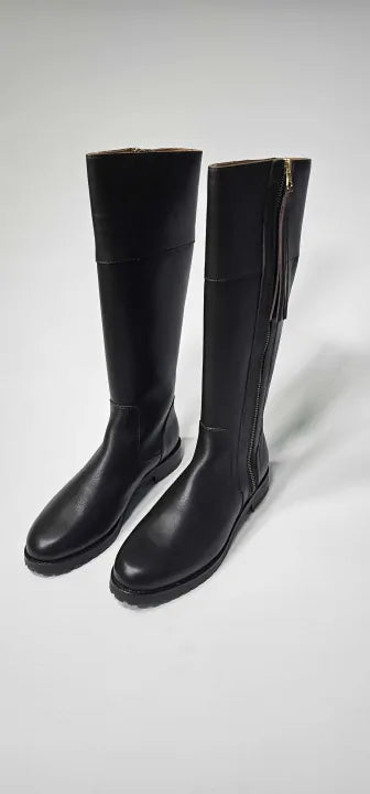 Oliver Sweeney - Women's Brown Meribel Leather Long Boots - Brown Size: Uk6