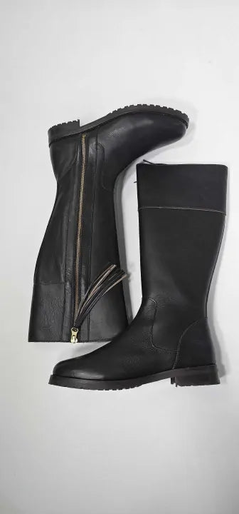 Oliver Sweeney - Women's Brown Meribel Leather Long Boots - Brown Size: Uk6