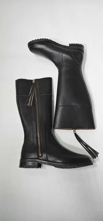 Oliver Sweeney - Women's Brown Meribel Leather Long Boots - Brown Size: Uk6