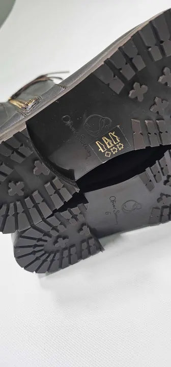 Oliver Sweeney - Women's Brown Meribel Leather Long Boots - Brown Size: Uk6