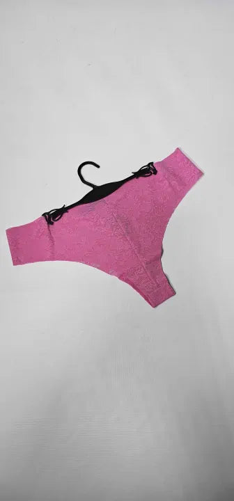 Natori - Pink Levitate Tanga Thong - Multi Size: Xl