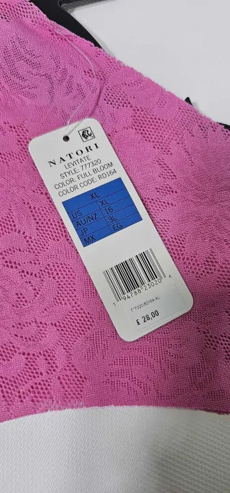 Natori - Pink Levitate Tanga Thong - Multi Size: Xl