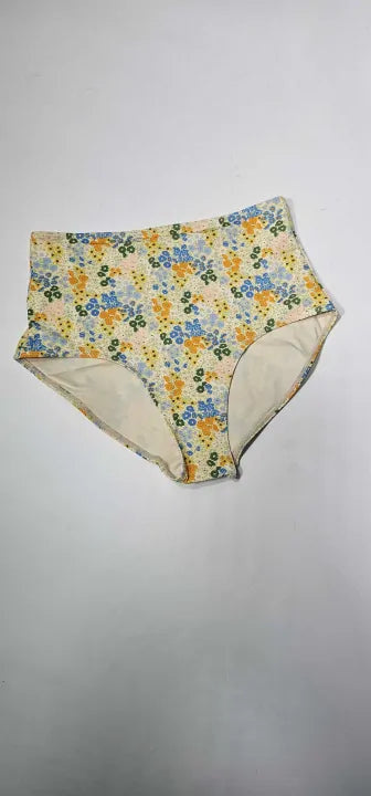 & Other Stories - Peach Printed High Waisted Bikini Bottoms - Multicolour Size: Uk6