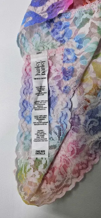 Hanky Pankymulti-leopard Print Lace Original Rise Thong-multi Size: One Size