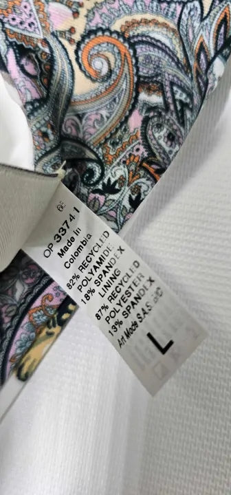 Maaji - Jacobean Coconut Bikini Bra - Brown Size: L