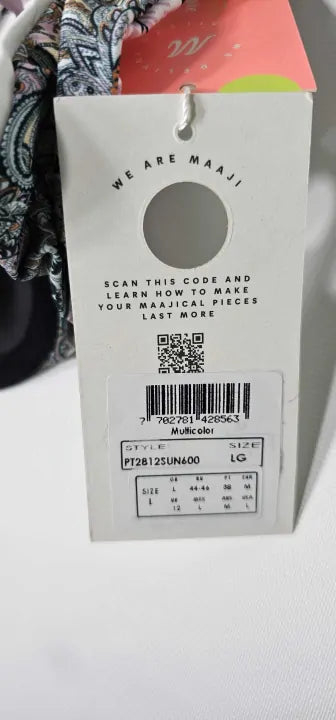 Maaji - Jacobean Coconut Bikini Bra - Brown Size: L