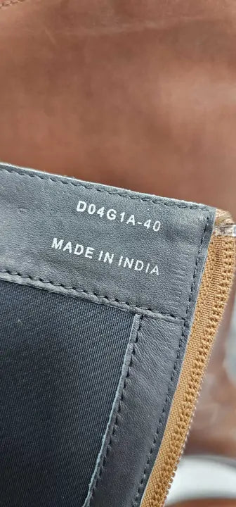 Geox - Women's Brown Leather Felicity Long Boot - Brown Size: Uk7