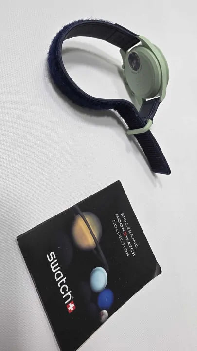 Swatch X Omega Bioceramic Moonswatch Mission To Earth Size: -