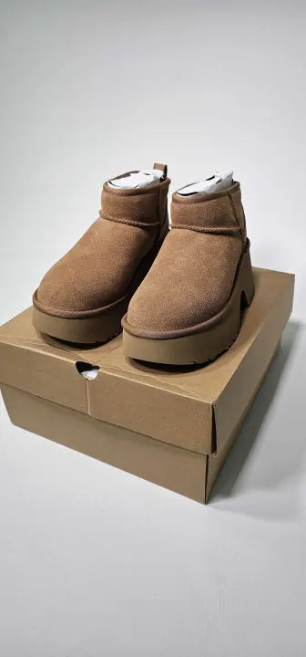 Ugg - Women's Classic Ultra Mini New Heights - Beige Size: Uk5