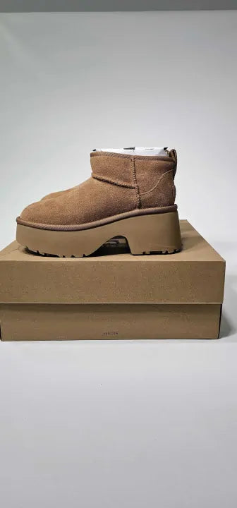 Ugg - Women's Classic Ultra Mini New Heights - Beige Size: Uk5