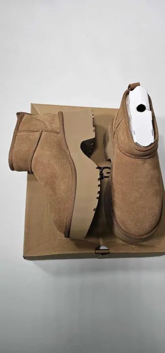 Ugg - Women's Classic Ultra Mini New Heights - Beige Size: Uk5