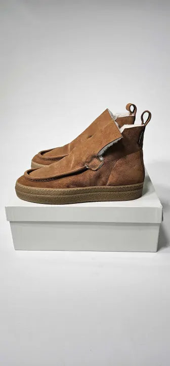 Russell & Bromley - Women's Brown Snug Ankle Boots - Beige Size: Eu41