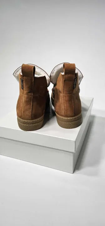 Russell & Bromley - Women's Brown Snug Ankle Boots - Beige Size: Eu41