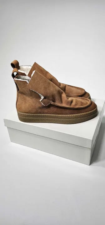 Russell & Bromley - Women's Brown Snug Ankle Boots - Beige Size: Eu41