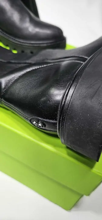 Sam Edelman - Sam Edelman Kassandra Zip - Black - Black Size: Uk6