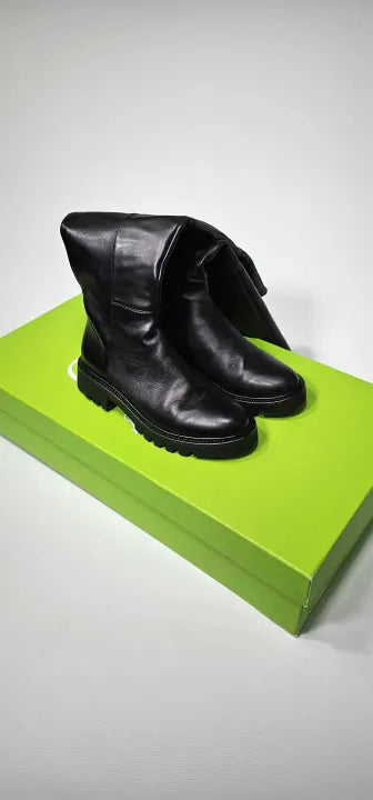 Sam Edelman - Sam Edelman Kassandra Zip - Black - Black Size: Uk6