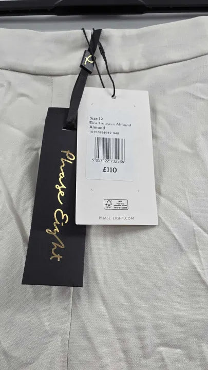 Phase Eight - Almond Eira Trousers - Beige Size: Uk 12