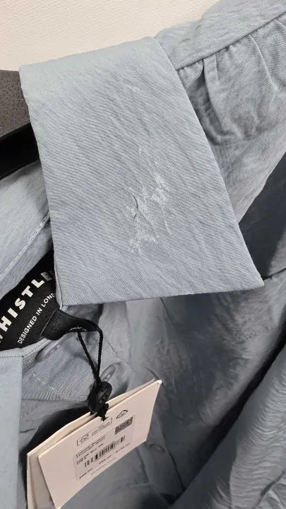 Whistles - Blue Button Down Nicola Shirt - Blue Size: Uk 8