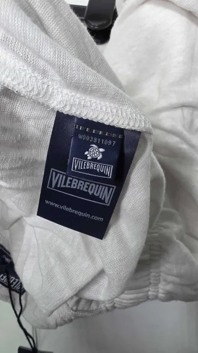 Vilebrequin - White Polide Drawstring Tousers - White Size: Xl