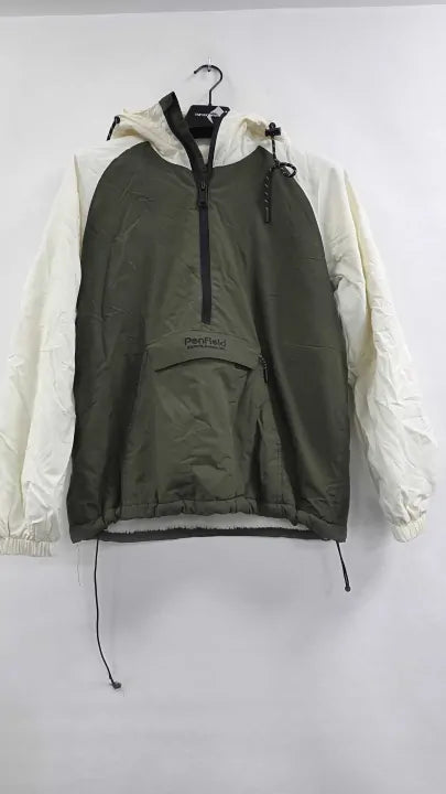 Penfield Hudson Script Windbreaker Jacket In Forest Night Size: S