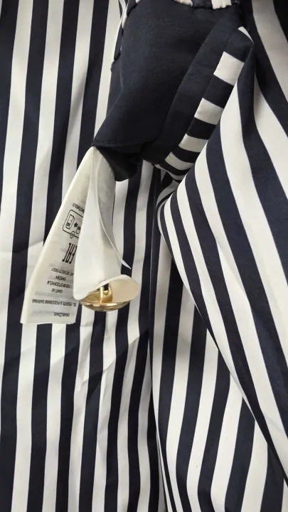 Gant - Navy Nautical Button Down Car Coat - Blue Size: S