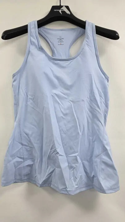 Sweaty Betty - Breeze Blue Power Medium Impact Gym Tank - Blue Size: L