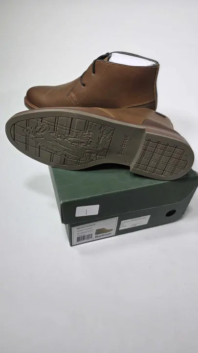 Barbour - Barbour Readhead Chukka Boot - Brown Size: Uk 9