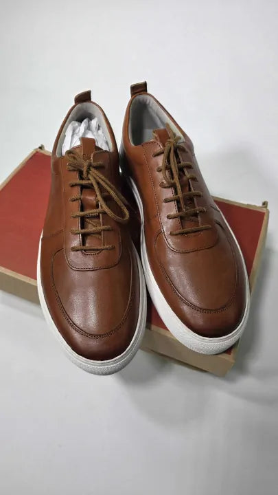 Grenson - Men's Brown Sneaker 22 Leather Trainers - Brown Size: Uk 10