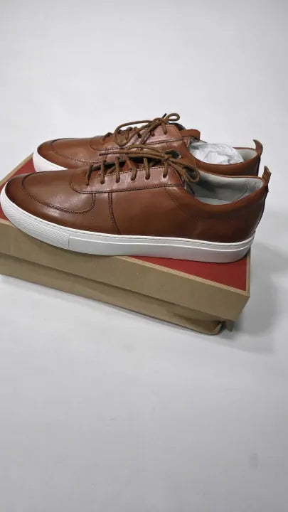 Grenson - Men's Brown Sneaker 22 Leather Trainers - Brown Size: Uk 10