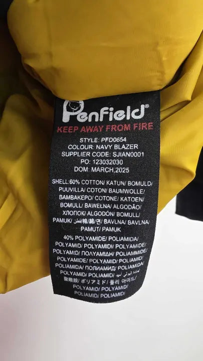 Penfield - Navy Mountain Poacket Parka Coats - Navy Size: L