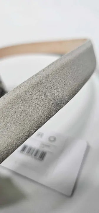 Iro-wp50fekra22s-whi01-m-white-silver Buckled Belt-white Size: 80