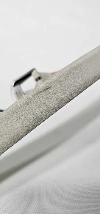 Iro-wp50fekra22s-whi01-m-white-silver Buckled Belt-white Size: 80