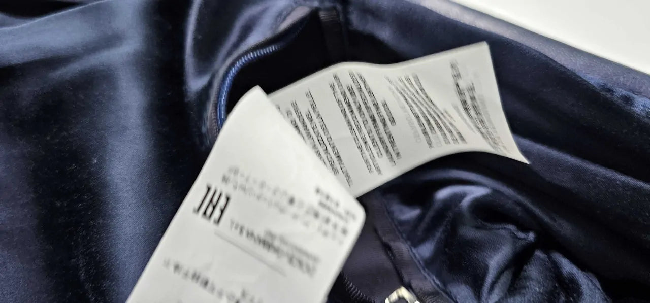 Dolce & Gabbana - Blue Leather Man Biker Full Zip Jacket - Size: M