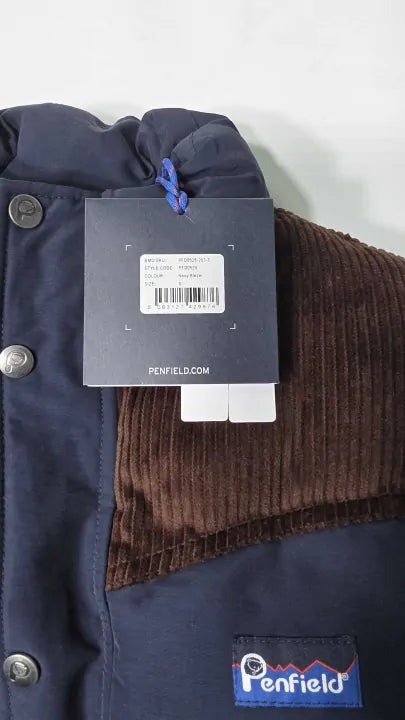 Penfield - Navy Easton Padded Down Jacket - Navy Size: S