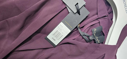 Phase Eight - Burgundy Angelina Jumpsuit - Red Size: Uk10