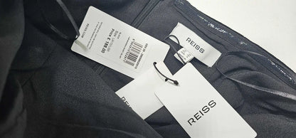 Reiss - Black Ilze Bandeau Velvet Mini Dress - Black Size: Uk10