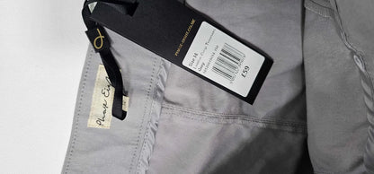 Phase Eight - Grey Louise Crop Cotton Blend Trousers - Grey Size: Uk14