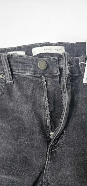 Mango - Grey Newisa Skinny Fit Jeans - Grey Size: Uk8