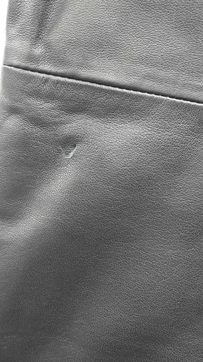 Hush - Black Leather Stretch Joggers - Black Size: Uk 16