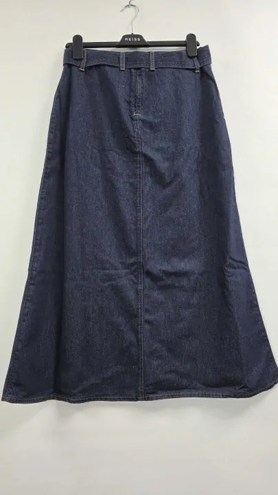 Boden Denim Maxi Skirt Size: Uk 10