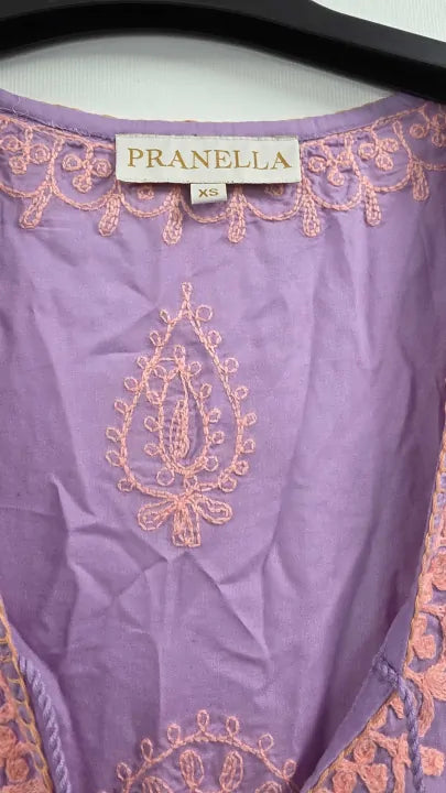 Pranella X No.eleven Lilac Aggie Dress Size: Xs